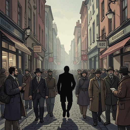 The Gray Men's Rules and Secrecy from "Momo". This flow traces the rules that preserve the Gray Men's hidden institution and the way its own secrecy fails.