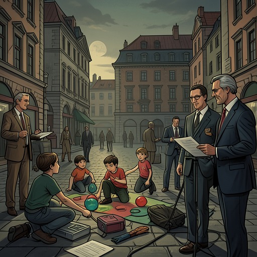 The City's Children and the Future from "Momo". This flow traces the conflict between children as people in the present and adults' treatment of them as material for a future economy.