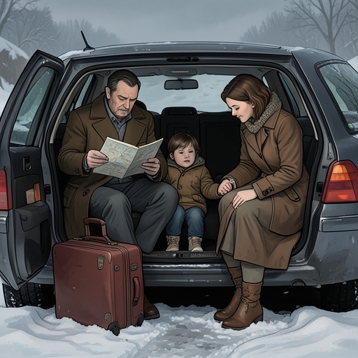 From Paris to the Mountains and Back from "A Moveable Feast". This flow follows the family’s move from cold Paris to Schruns, their mountain life, and the return that marks a break in their earlier happiness.