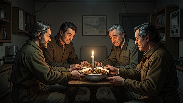 A Circle of Mutual Aid from "Illusions perdues". A Circle of Mutual Aid Solidarity The Cénacle gathers money and work for Lucien when he is too poor to keep dining regularly.
