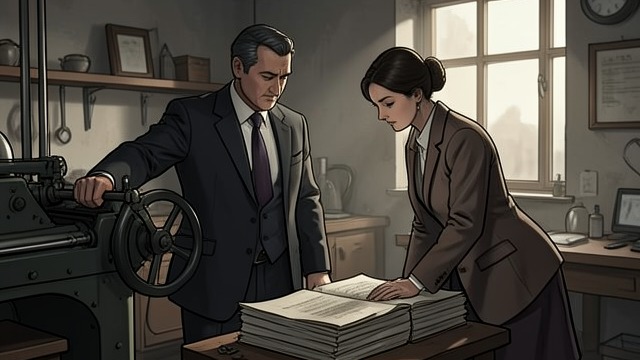 A Second Printer from "Illusions perdues". A Second Printer Opportunity The Cointet brothers acquire the additional printer’s license in Angoulême and begin challenging the Séchard business.