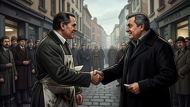 A Costly Settlement from "Illusions perdues". A Costly Settlement Bargain After prolonged experiments and financial pressure, David Séchard accepts a deal that gives the Cointet brothers control over…