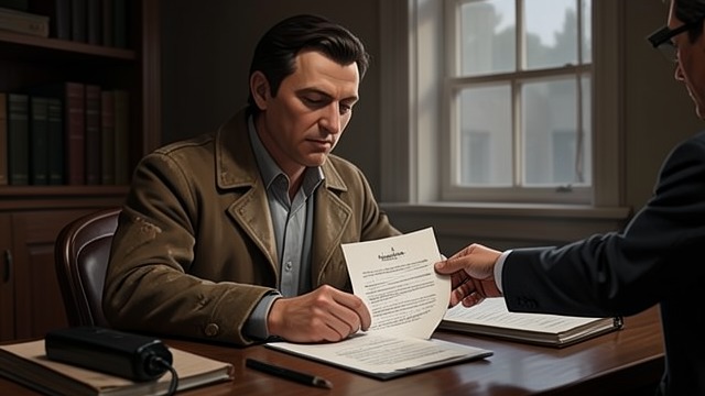 Settlement over Trial from "Illusions perdues". Settlement over Trial Choice Faced with more legal expenses and the threat of further detention, David Séchard accepts a negotiated arrangement.