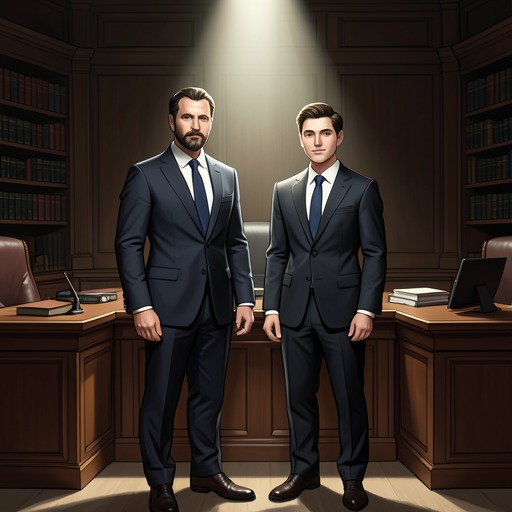 The Cointets and Petit-Claud from "Illusions perdues". Boniface Cointet recruits Petit-Claud by combining legal opportunity with personal advancement, then uses his abilities to secure commercial control.