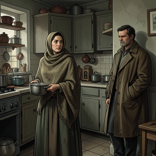 Ève’s Devotion and Judgment from "Illusions perdues". Ève’s loving support becomes an increasingly sober effort to protect her household from Lucien’s choices and the Cointets’ pressure.
