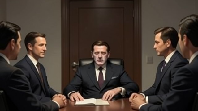 A Crisis in the Briefing Room from "Memory". The Chief Breaks Down Public evidence Illyan’s speech loses coherence during a senior staff briefing.