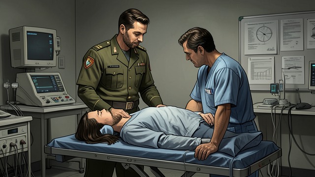 Vorberg’s Severed Legs from "Memory". Injury Made Visible A weapon without control Miles’s seizure causes his plasma arc to cut through Vorberg’s legs.