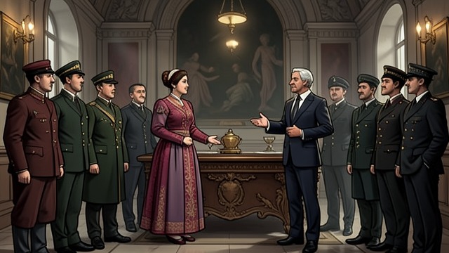 The Political Preparations from "Memory". A Marriage Becomes Statecraft Managing the transition Alys arranges formal visits, advice, and ceremonies, while Cordelia reassures Laisa’s parents.