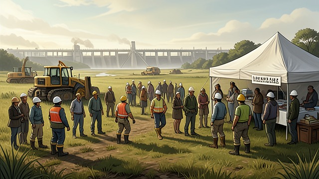 A Lost Heroic Center from "Memory". The Community Does Not Need Him Work already underway Miles sees Lem’s dam project, Harra’s school, and a community preparing for a local clinic.