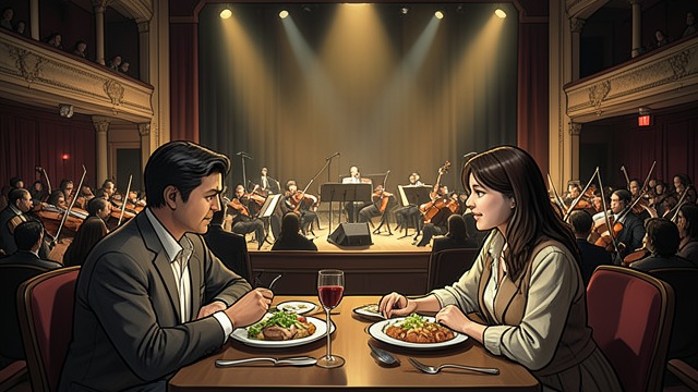 A Concert Together from "Memory". Public Life Resumes An invitation accepted Alys takes Illyan to a concert, where they stay out late talking and sharing supper.