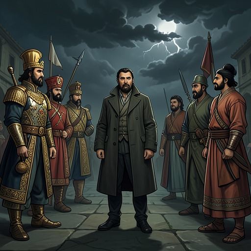 Gregor’s Imperial Balancing Act from "Memory". Gregor’s engagement tests his ability to honor private desire while managing the political inheritance of conquest and imperial rule.