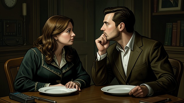 Counseling Without Trust from "The Birthday Party". Distance at Breakfast Avoided Affection Kathy turns her cheek when Mitch kisses her, reflecting a relationship already marked by distance.