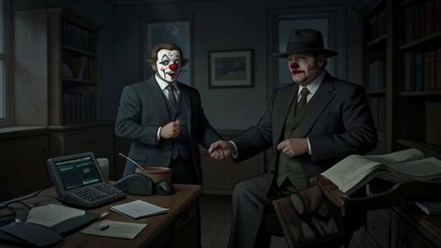 DNA on the Mask from "The Birthday Party". A Physical Link Forensic Results Investigators find Charlie’s skin cells on the clown mask recovered from Harris’s office.