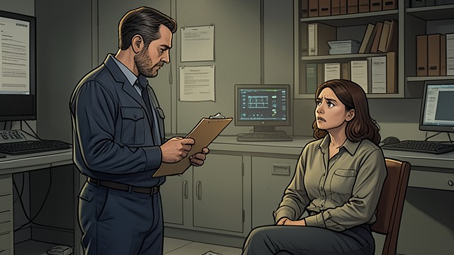 A False Alibi from "The Birthday Party". Pressure Reopens the Wound Mitch Lies to Police Mitch claims to have worked on a renovation site and asks a contractor to support the story.