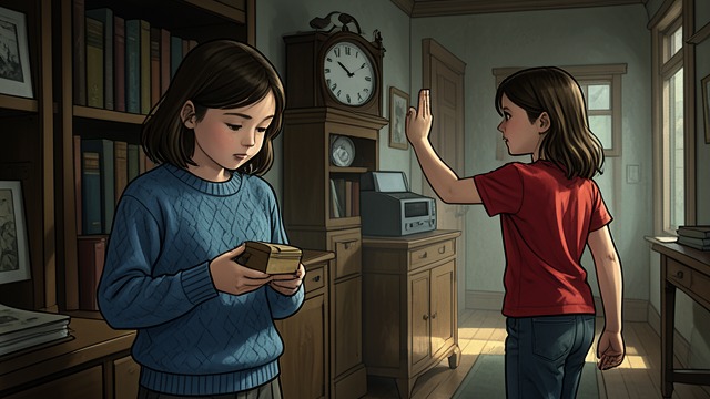 A Birthday Promise from "The Birthday Party". A Sister’s Excitement Waiting for the Party Charlie counts the hours until her cousins’ celebration, while Fay leaves for her own plans.