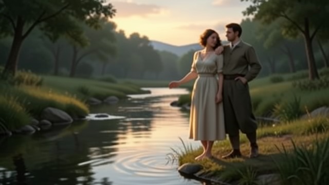 The Creek Kiss from "The Birthday Party". First Intimacy A Private Place Chase leads Kathy to the creek, where they talk and swim away from people who know her parents.