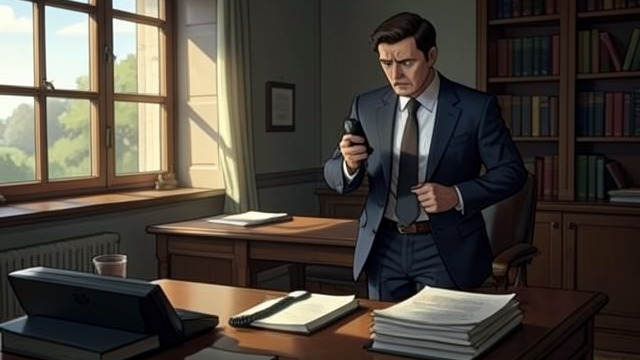 Harris’s Self-Defense from "The Birthday Party". A Professor’s Narrative Denial and Deflection Evan denies knowing Charlie and suggests police are targeting him unfairly.