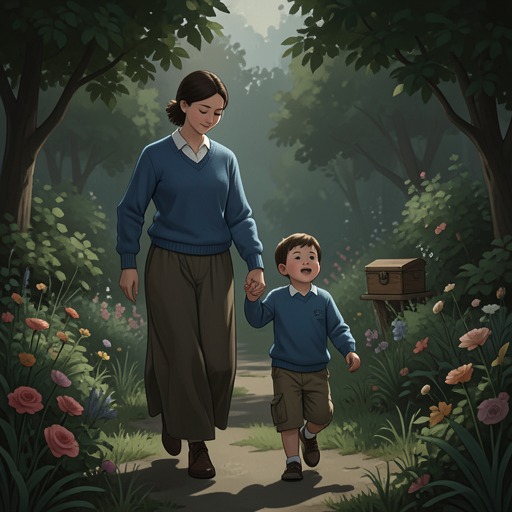 Kathy and Charlie’s Chosen Motherhood from "The Birthday Party". This thread traces Kathy’s relationship with Charlie from daily care to a deeper understanding of biological kinship and loss.