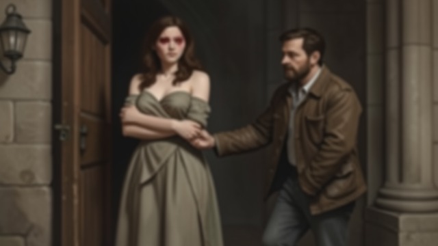 A Bruised Return from "Straight Man". The Marriage Breaks Open The Injury Hank finds Julie with a badly swollen eye and learns that Russell moved her aside before she fell.