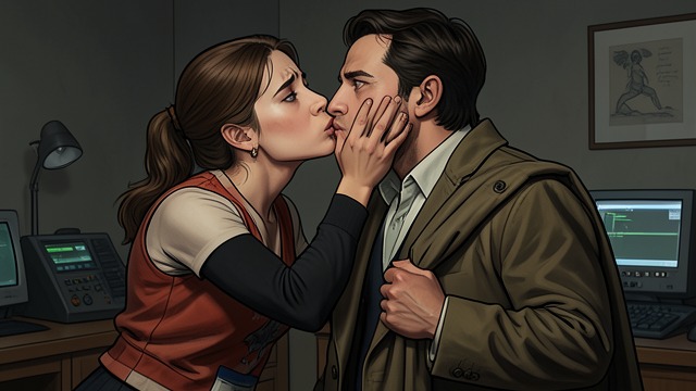A Missed Invitation from "Straight Man". A Moment Declined A Chance for Closeness Lily kisses Hank and comes close to inviting him into intimacy.