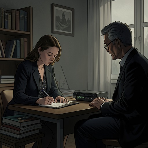 Rachel’s Emergence as a Writer from "Straight Man". This flow follows Rachel from fearful private writing to professional recognition, while Hank’s mentorship forces him to confront his own creative dormancy.