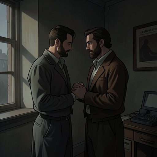 Hank and Lily’s Marriage from "Straight Man". This flow traces the novel’s central marriage through old affection, imagined betrayals, separations, and a renewed recognition of the life the couple shares.