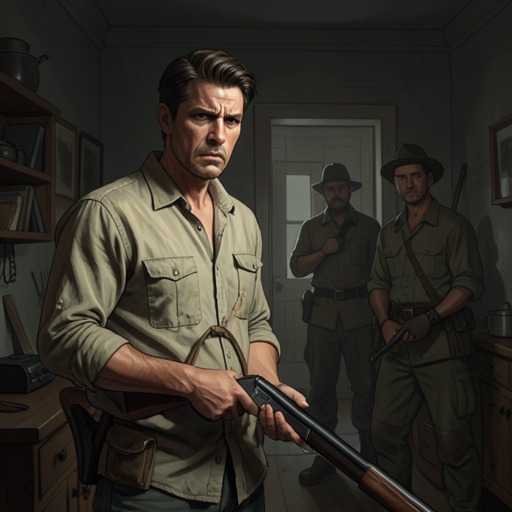 Angelo’s Armed Standoff from "Straight Man". This flow follows Angelo from arrest through his defensive story about a shotgun confrontation, then into a family life changed by the consequences of his…