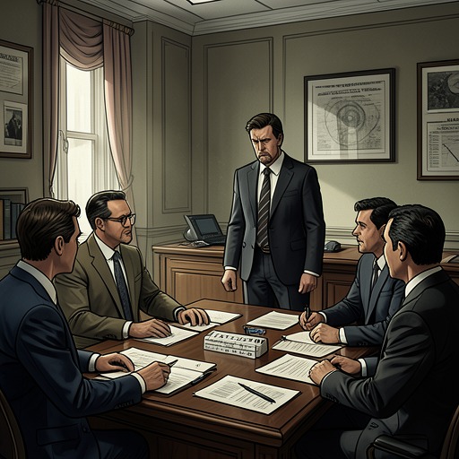 The Plot Against Hank’s Chair from "Straight Man". This flow follows the department’s attempt to remove Hank, from rumor and alliance-building through the secret vote and Hank’s physical escape from its…