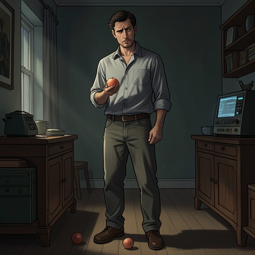 The Peach and the Choice to Act from "Straight Man". This flow traces the peach motif from flirtation and guilt to Hank’s repeated hesitation over whether to act, decide, or let a moment pass.