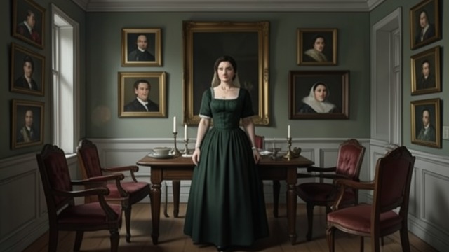 The House Refilled with Faces from "Cartes Postales from Greece". The House Refilled with Faces A new interior takes shape Antigoni commissions frames and replaces the ancestral portraits with her own paintings.