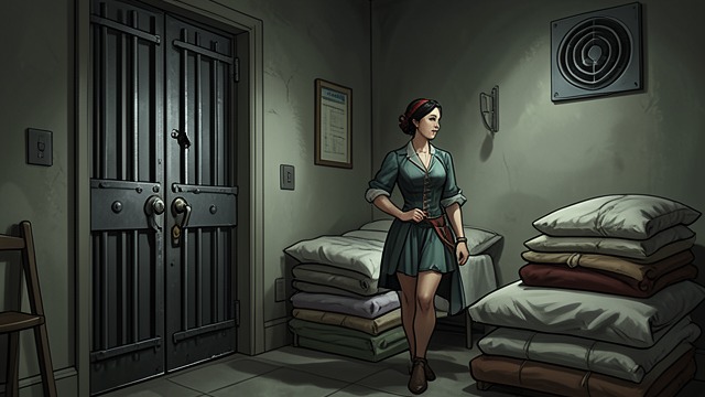 Bars Behind the Door from "Cartes Postales from Greece". Bars Behind the Door A failed attempt to leave Sylvie wakes thirsty and discovers the door will not open.