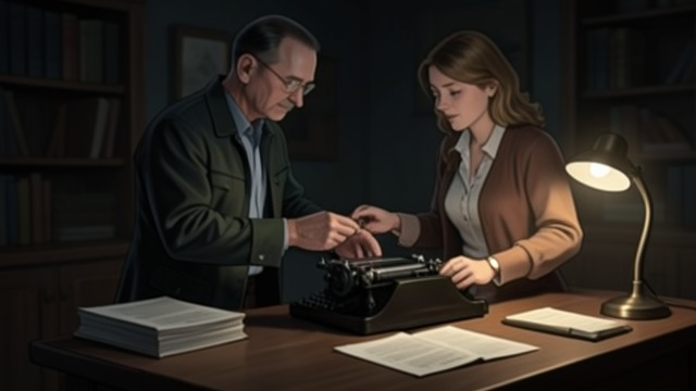 Work and Shelter Offered from "Cartes Postales from Greece". Work and Shelter Offered A practical bond Anthony asks whether Ellie can type and offers her the job of preparing his manuscript for publication.