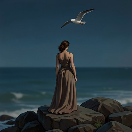 Antigoni’s Island Exile from "Cartes Postales from Greece". This thread follows Antigoni’s constrained marriage, her paintings of the people she encounters on Andros, and her choice to leave when her work is destroyed.