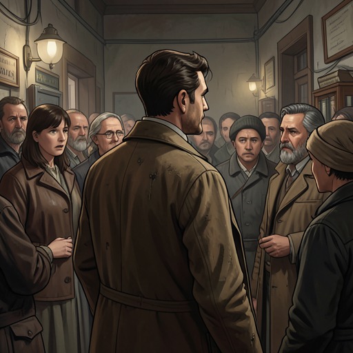Giorgos and Leonidas’s Loyalty from "Cartes Postales from Greece". This thread follows Leonidas’s steadfast belief in Giorgos and the friendship that survives a community’s refusal to hear his account.