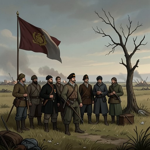 A Nation Remembering Resistance from "Cartes Postales from Greece". This thread traces how Greek stories of invasion, occupation, and resistance shape the characters’ understanding of national identity and present hardship.