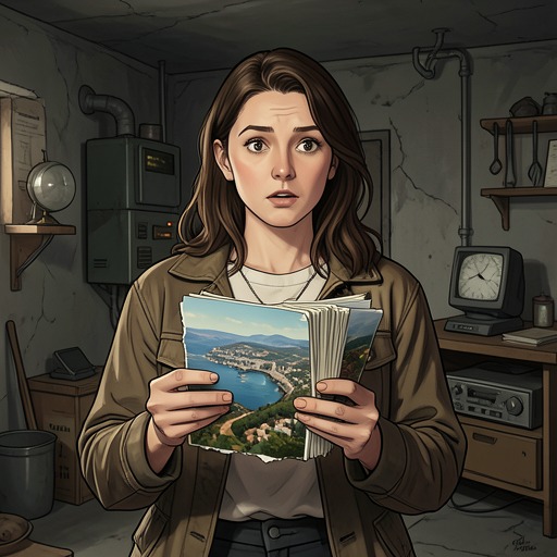 The Postcards That Summon Ellie from "Cartes Postales from Greece". This thread follows how anonymous Greek postcards turn Ellie’s colorless London routine into an impulsive journey and a changed sense of possibility.