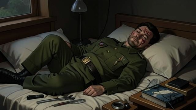 The Face at the End from "Across the River and into the Trees". The Face at the End Identity beyond appearance Cantwell dies without revising his harsh judgment of his face.