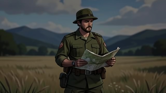 Reading the Road from "Across the River and into the Trees". Reading the Road Landscape remembered Cantwell compares the roads and fields before him with the terrain he crossed as a young soldier.