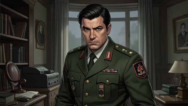 A Colonel’s Shoulder Patches from "Across the River and into the Trees". A Colonel’s Shoulder Patches Rank visible Cantwell’s uniform identifies him as a Colonel, while removed stars recall his earlier status as a general officer.