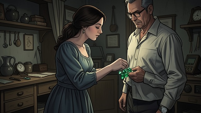 The Inherited Stones from "Across the River and into the Trees". The Inherited Stones A family inheritance Renata explains that her emeralds came through generations of women in her family.