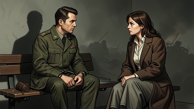 The Question of War from "Across the River and into the Trees". The Question of War Renata asks to know Renata asks Cantwell about combat and the battles that shaped his life.