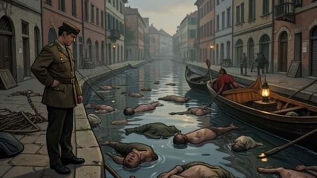 Death in the Canals from "Across the River and into the Trees". Death in the Canals The dead after battle Cantwell remembers soldiers thrown into canals after a major offensive because the dead had to be cleared from the…