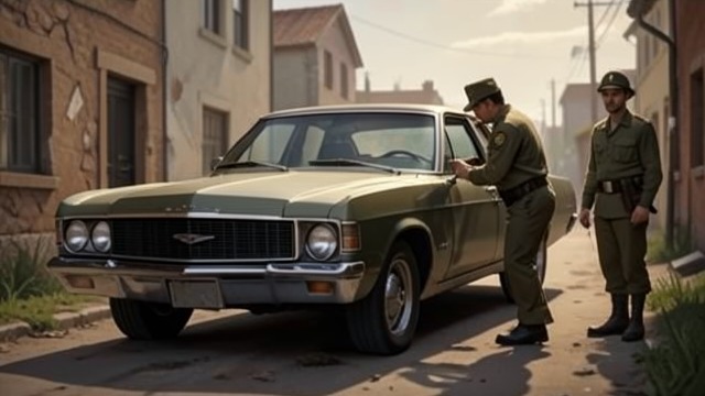 The Cautious Driver from "Across the River and into the Trees". The Cautious Driver Practical concerns Jackson worries about the Buick’s clearance on secondary roads and about protecting the vehicle.