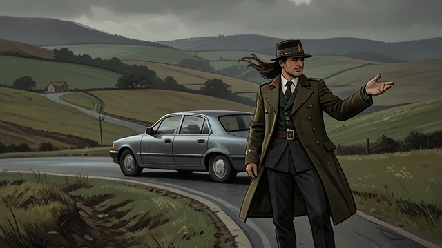 The Turn from the Highway from "Across the River and into the Trees". The Turn from the Highway A route chosen Cantwell orders Jackson to turn left, away from the usual road to Trieste.