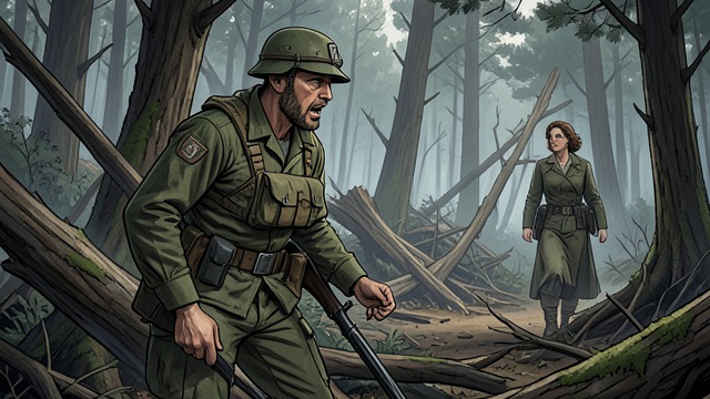 The Hürtgen Confession from "Across the River and into the Trees". The Hürtgen Confession Loss spoken aloud Cantwell tells Renata about the forest campaign, the destroyed regiment, and the repeated orders to advance.