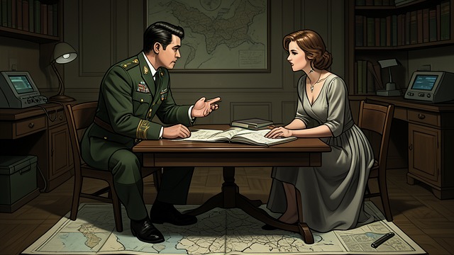 Terms of Command from "Across the River and into the Trees". Terms of Command Military vocabulary explained Cantwell explains terms for units, maps, and operations as Renata asks what they mean.