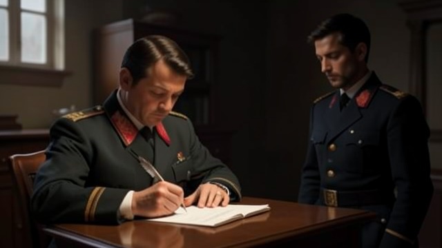 The Last Order from "Across the River and into the Trees". The Last Order Preparation As his condition worsens, Cantwell gives Jackson a written instruction concerning the portrait and guns if he dies.