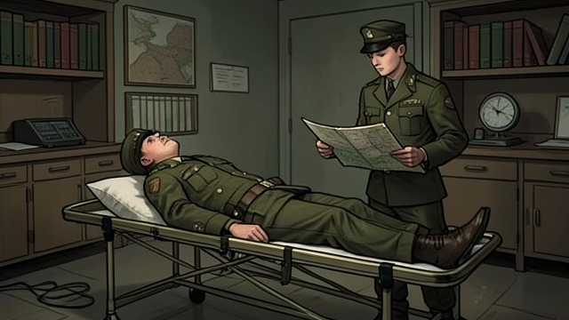The Final Professional Act from "Across the River and into the Trees". The Final Professional Act Clear instructions As his heart fails, Cantwell tells Jackson to stop, use the map, and follow the written contingency.