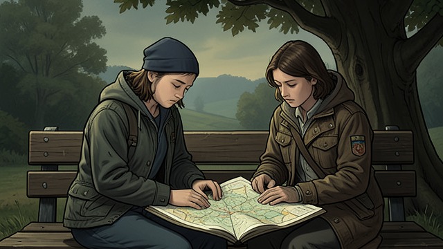 Plans Against the Clock from "Across the River and into the Trees". Plans Against the Clock An imagined life They discuss travel, trees, houses, and children as though a shared future could still be arranged.