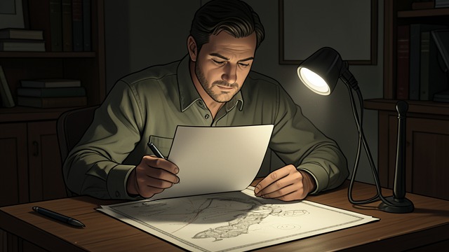 The Note and the Map Light from "Across the River and into the Trees". The Note and the Map Light A paper instruction Cantwell gives Jackson an order blank and tells him when to act on it.